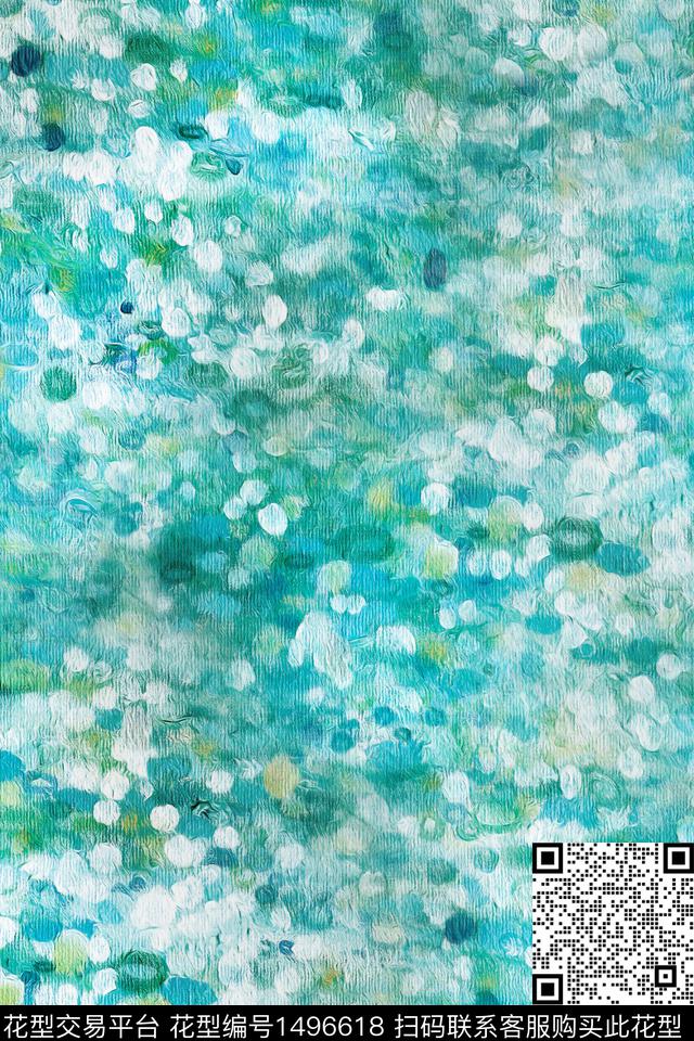 肌理扎染华亿平台大牌风数码印花华亿平台下载（图片编号: 1496618） - 瓦栏（Walan）