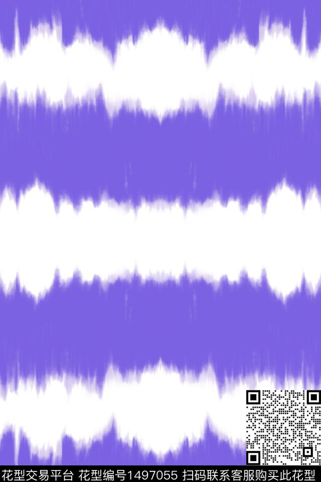 几何线条扎染华亿平台数码印花华亿平台下载（图片编号: 1497055） - 瓦栏（Walan）