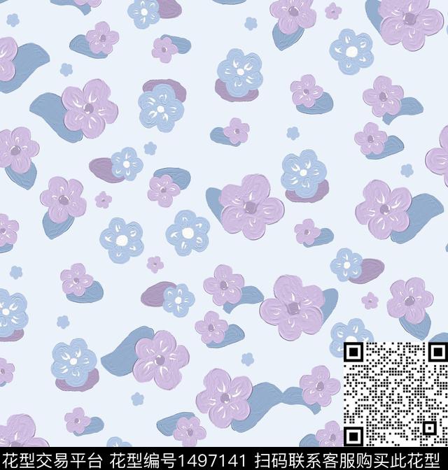 可爱小碎花童装数码印花华亿平台下载（图片编号: 1497141） - 瓦栏（Walan）