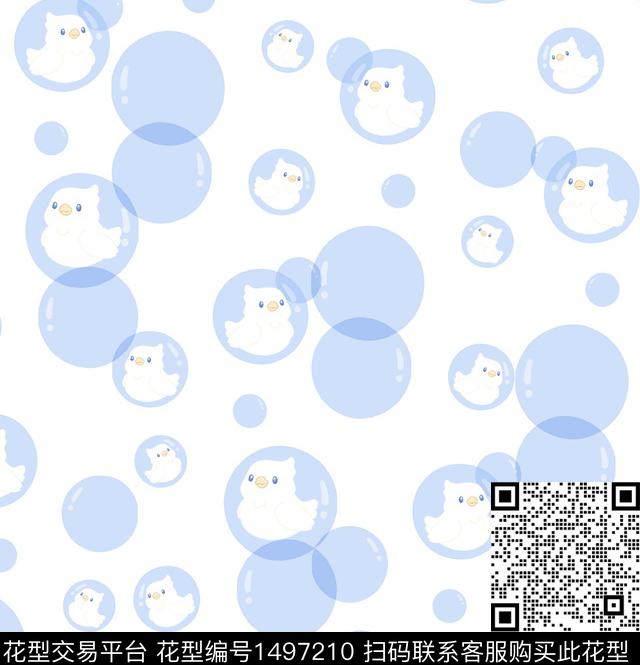 青蛙鸭子宇航员数码印花华亿平台下载（图片编号: 1497210） - 瓦栏（Walan）