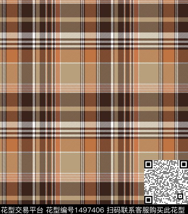 格子几何大牌风传统印花华亿平台下载（图片编号: 1497406） - 瓦栏（Walan）