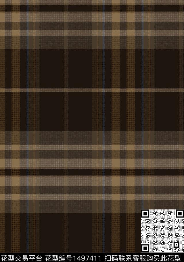 格子几何大牌风传统印花华亿平台下载（图片编号: 1497411） - 瓦栏（Walan）