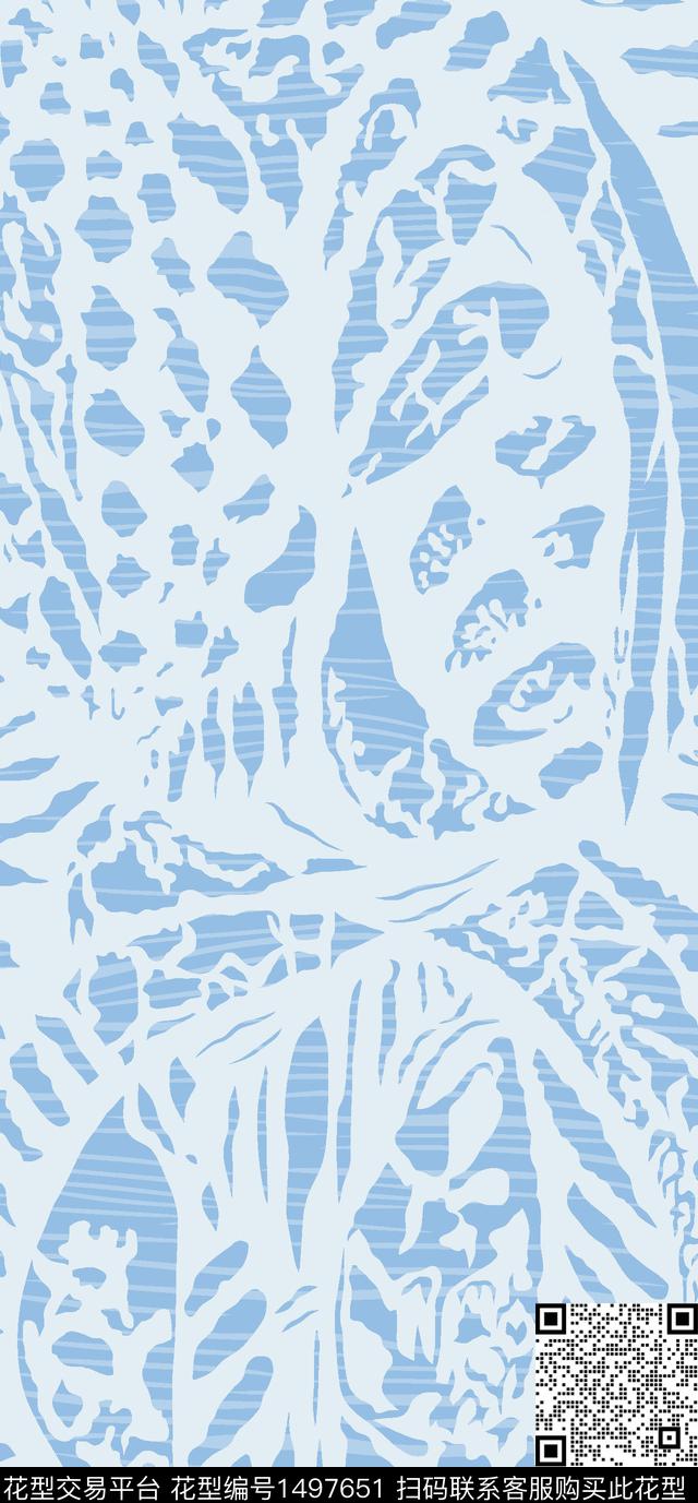 肌理笔触民族风传统印花华亿平台下载（图片编号: 1497651） - 瓦栏（Walan）