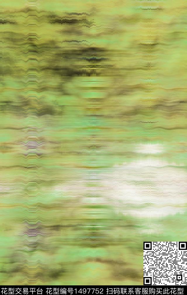 几何线条肌理数码印花华亿平台下载（图片编号: 1497752） - 瓦栏（Walan）