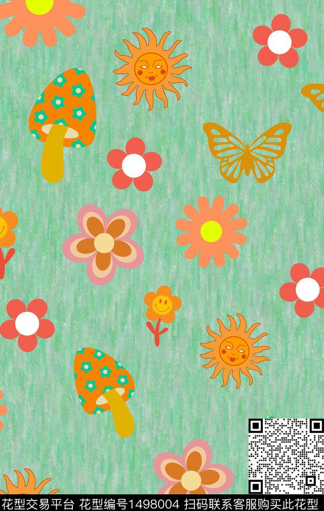 线条几何玩具数码印花华亿平台下载（图片编号: 1498004） - 瓦栏（Walan）