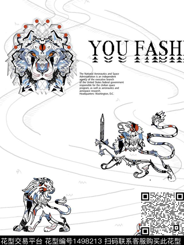 字母男装大牌风数码印花华亿平台下载（图片编号: 1498213） - 瓦栏（Walan）