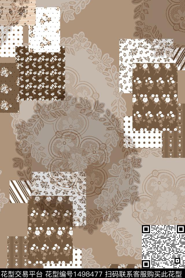 佩斯利民族风大牌风数码印花华亿平台下载（图片编号: 1498477） - 瓦栏（Walan）