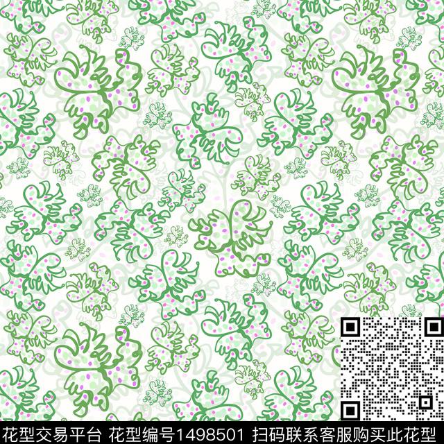 花卉手绘小碎花传统印花华亿平台下载（图片编号: 1498501） - 瓦栏（Walan）