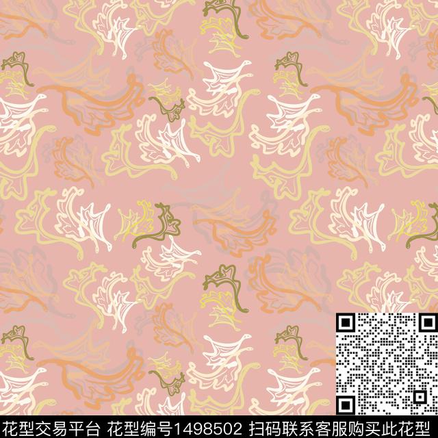 花卉手绘小碎花传统印花华亿平台下载（图片编号: 1498502） - 瓦栏（Walan）