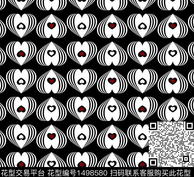 爱心传统印花华亿平台下载（图片编号: 1498580） - 瓦栏（Walan）