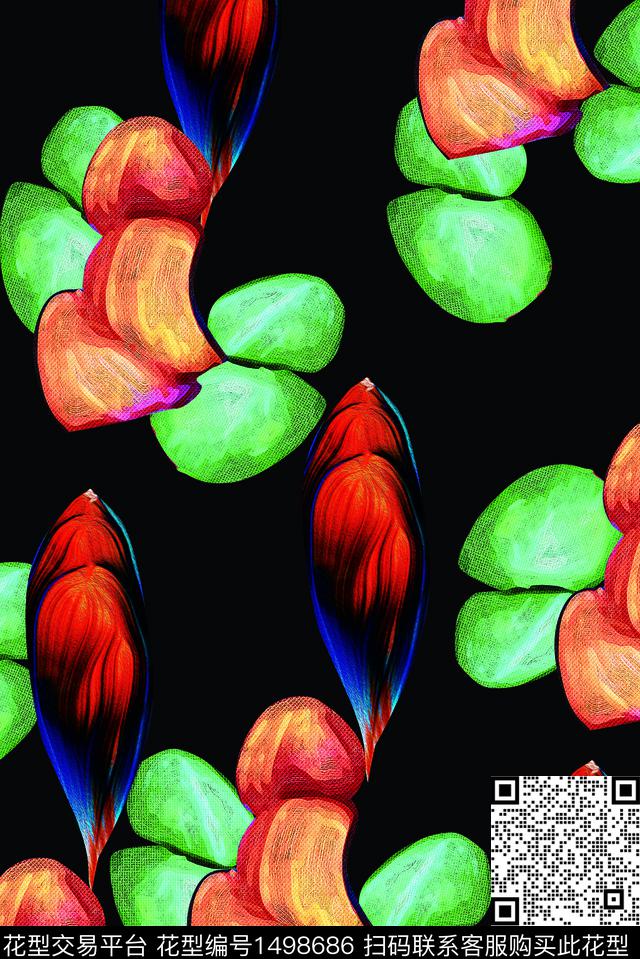 连衣裙数码华亿平台几何数码印花华亿平台下载（图片编号: 1498686） - 瓦栏（Walan）