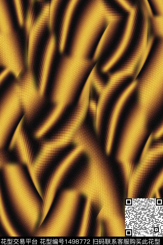 几何扎染华亿平台大牌风数码印花华亿平台下载（图片编号: 1498772） - 瓦栏（Walan）