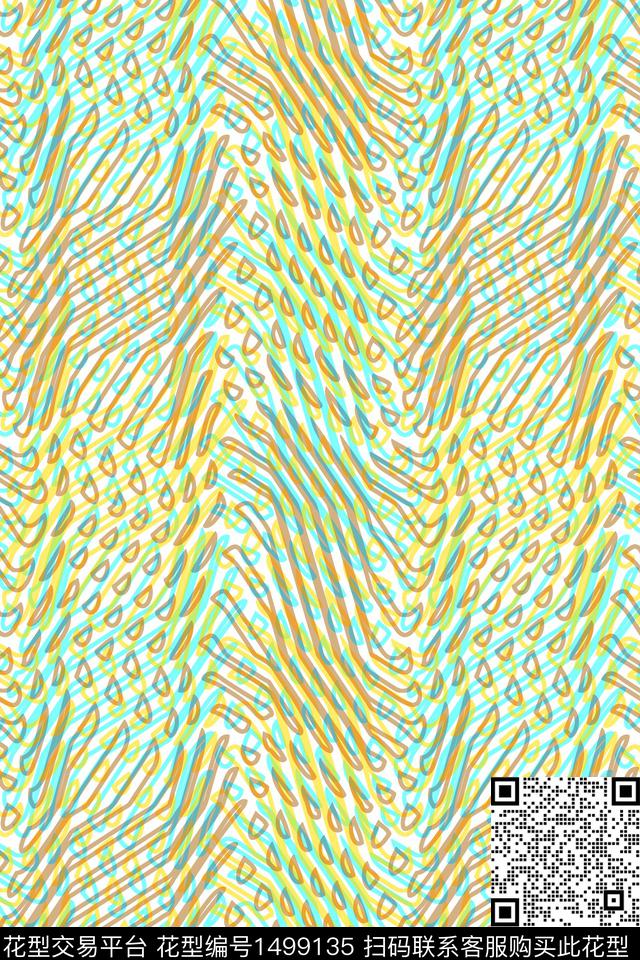 年轻女性小清新趣味传统印花华亿平台下载（图片编号: 1499135） - 瓦栏（Walan）