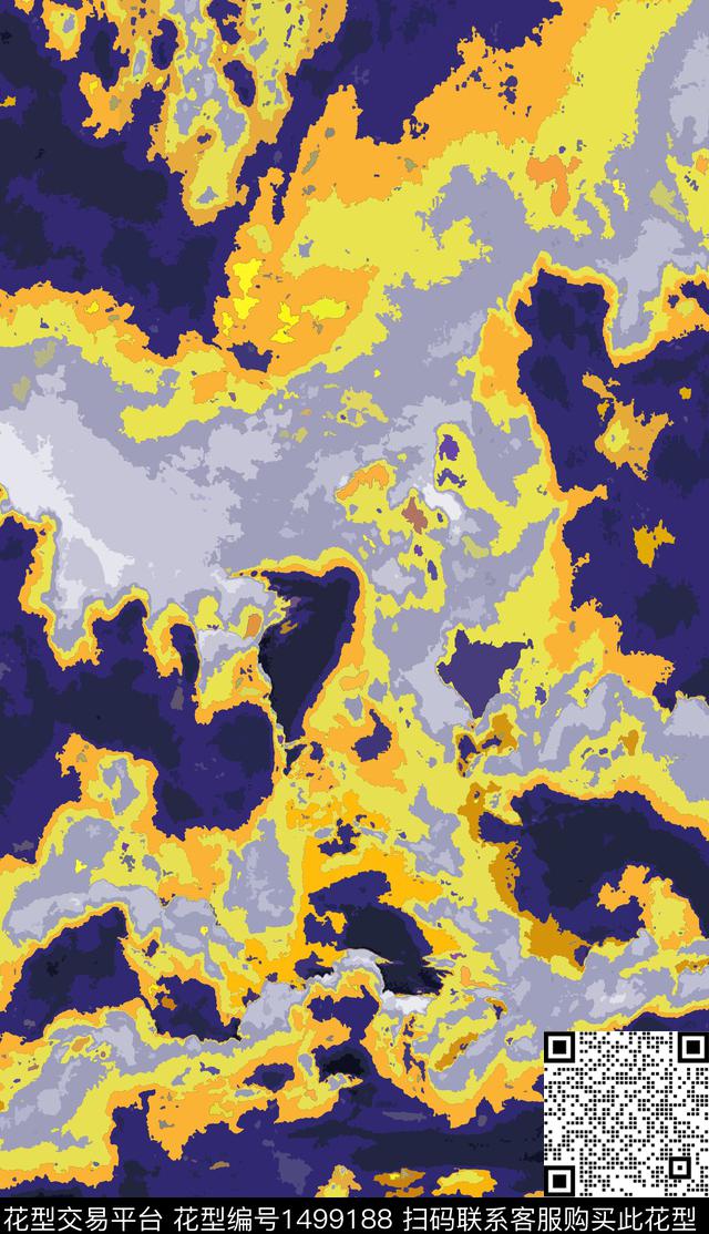 肌理男装定位花数码印花华亿平台下载（图片编号: 1499188） - 瓦栏（Walan）