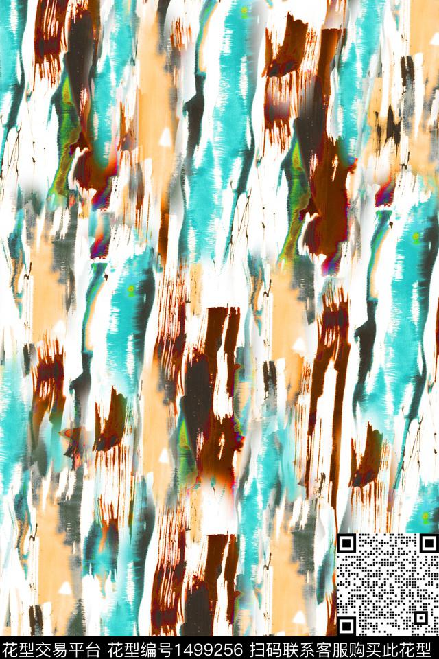水彩扎染华亿平台抽象数码印花华亿平台下载（图片编号: 1499256） - 瓦栏（Walan）