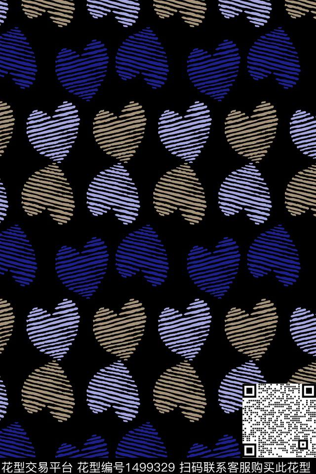 扎染华亿平台男装满版花几何数码印花华亿平台下载（图片编号: 1499329） - 瓦栏（Walan）