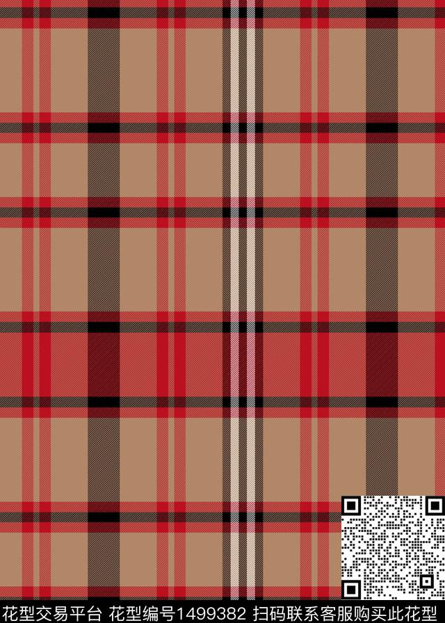 格子几何大牌风传统印花华亿平台下载（图片编号: 1499382） - 瓦栏（Walan）