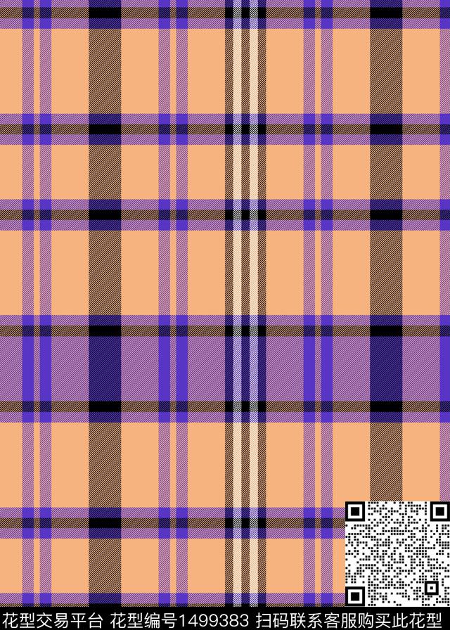 格子几何大牌风传统印花华亿平台下载（图片编号: 1499383） - 瓦栏（Walan）