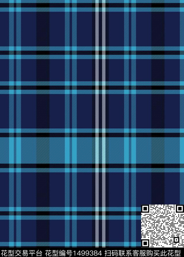 格子几何大牌风传统印花华亿平台下载（图片编号: 1499384） - 瓦栏（Walan）