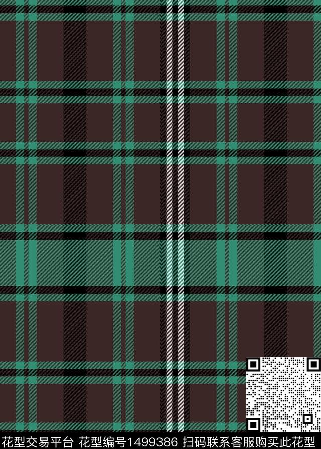 格子几何大牌风传统印花华亿平台下载（图片编号: 1499386） - 瓦栏（Walan）