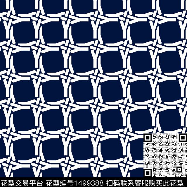 格子几何小碎花传统印花华亿平台下载（图片编号: 1499388） - 瓦栏（Walan）