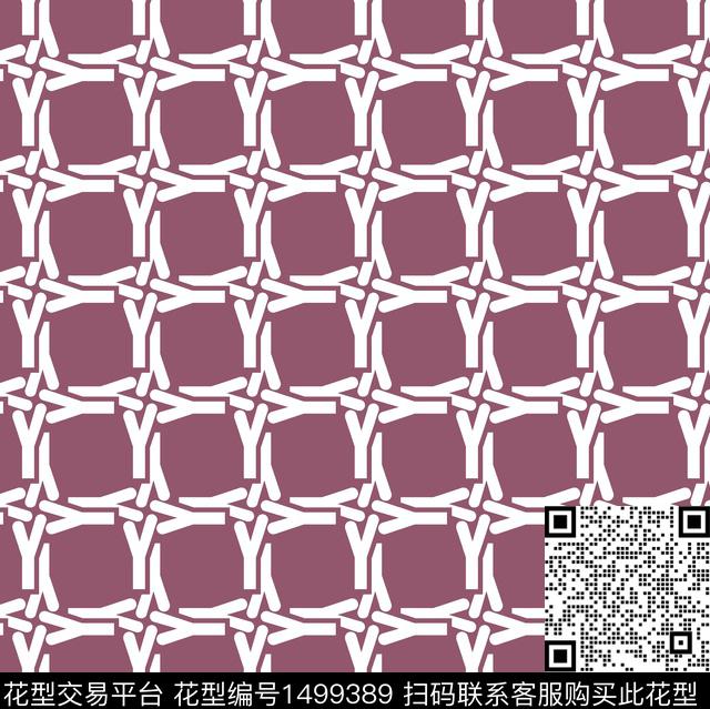 格子几何小碎花传统印花华亿平台下载（图片编号: 1499389） - 瓦栏（Walan）