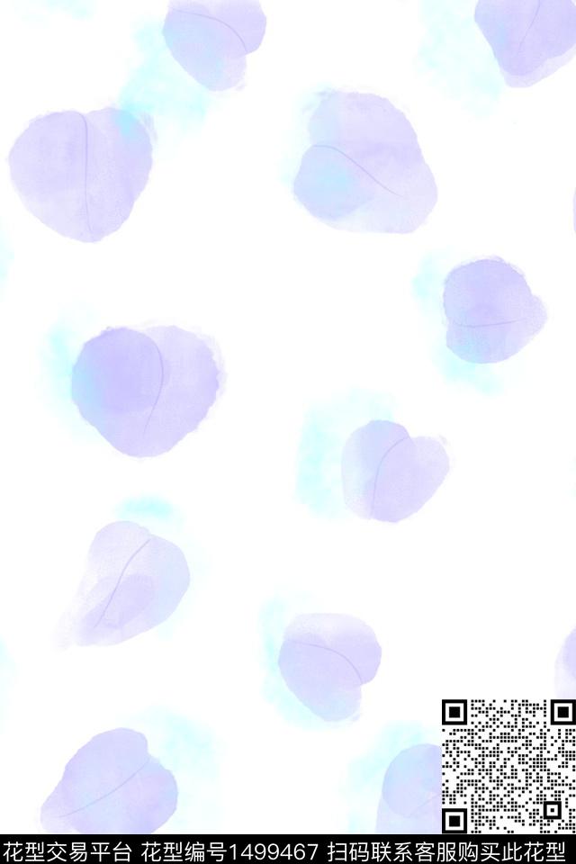 连衣裙彩底花卉女装数码印花华亿平台下载（图片编号: 1499467） - 瓦栏（Walan）