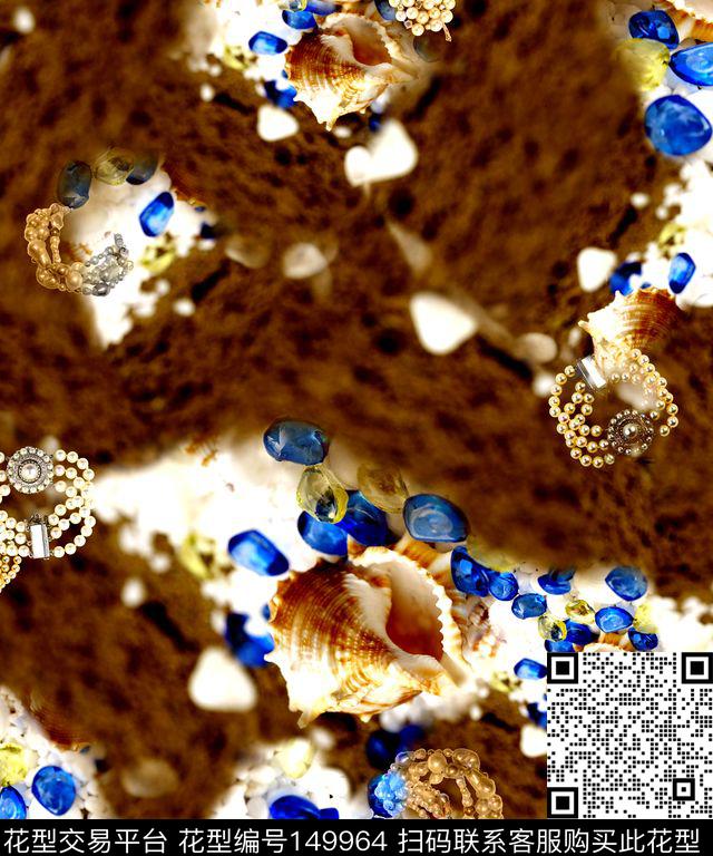 钻石珠宝项链数码印花华亿平台下载（图片编号: 149964） - 瓦栏（Walan）
