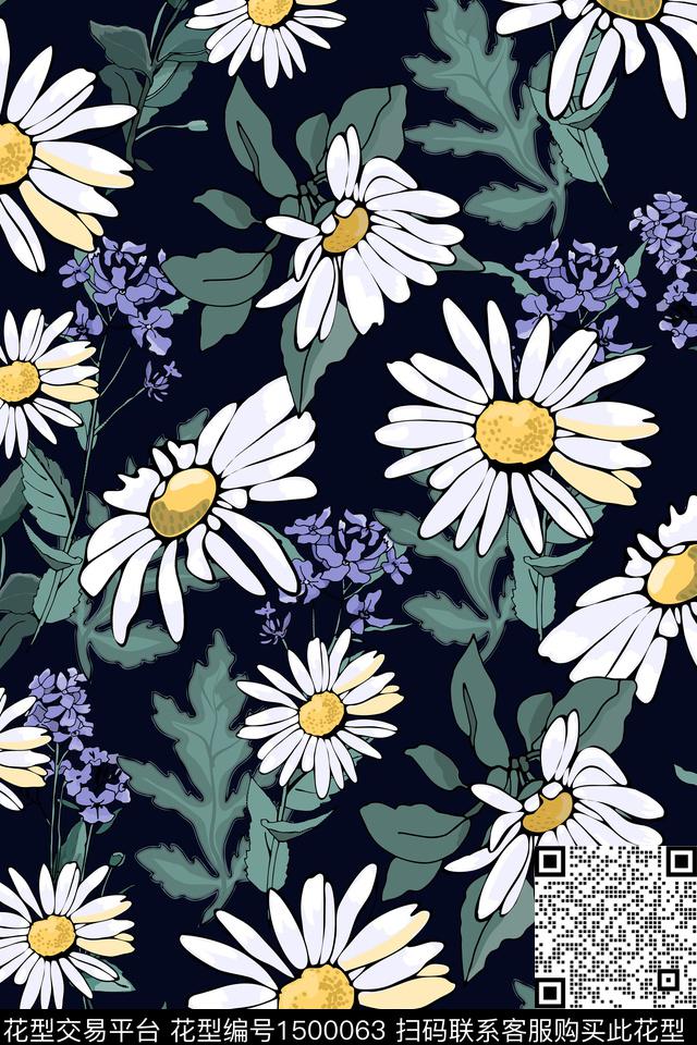 女装花卉小碎花数码印花华亿平台下载（图片编号: 1500063） - 瓦栏（Walan）