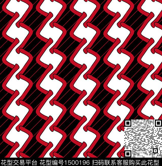 几何字母复古传统印花华亿平台下载（图片编号: 1500196） - 瓦栏（Walan）