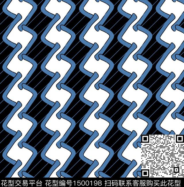 几何字母复古传统印花华亿平台下载（图片编号: 1500198） - 瓦栏（Walan）