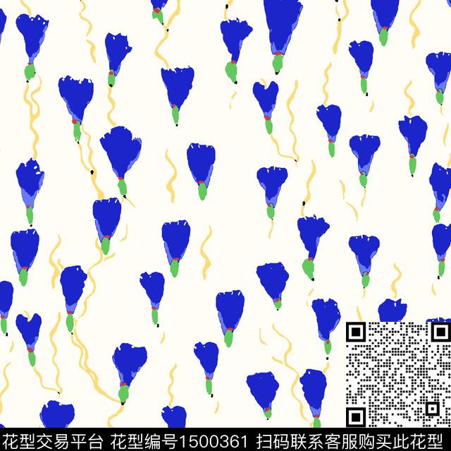 康乃馨小碎花花卉传统印花华亿平台下载（图片编号: 1500361） - 瓦栏（Walan）