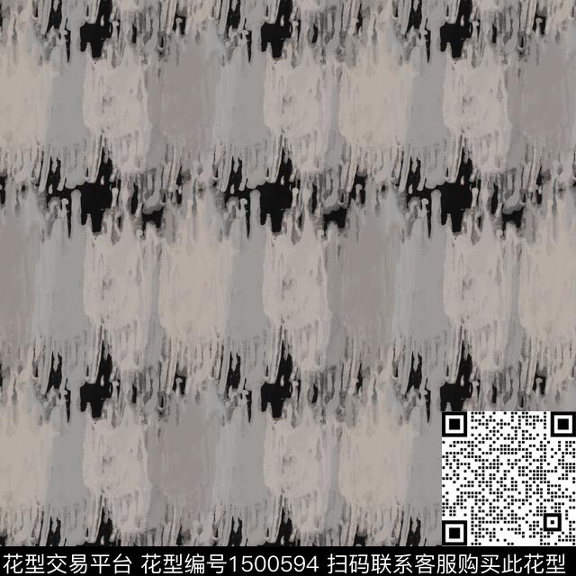 肌理男装抽象数码印花华亿平台下载（图片编号: 1500594） - 瓦栏（Walan）