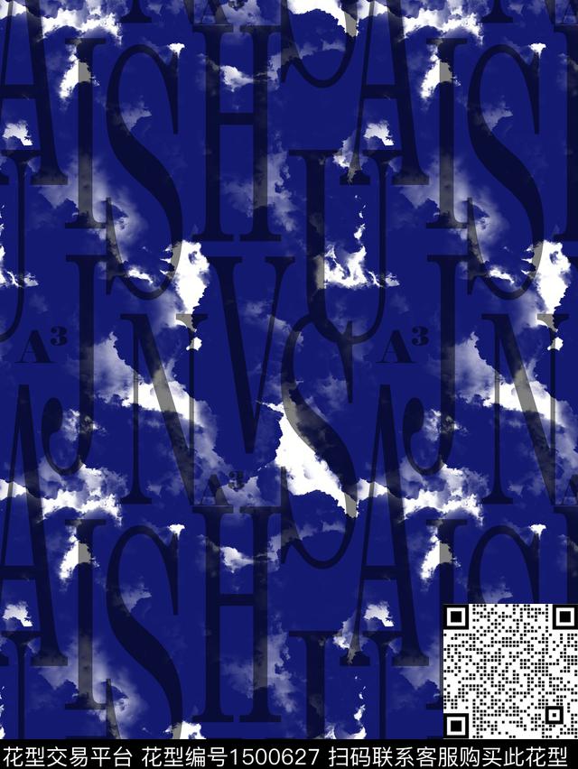 抽象字母数码印花华亿平台下载（图片编号: 1500627） - 瓦栏（Walan）