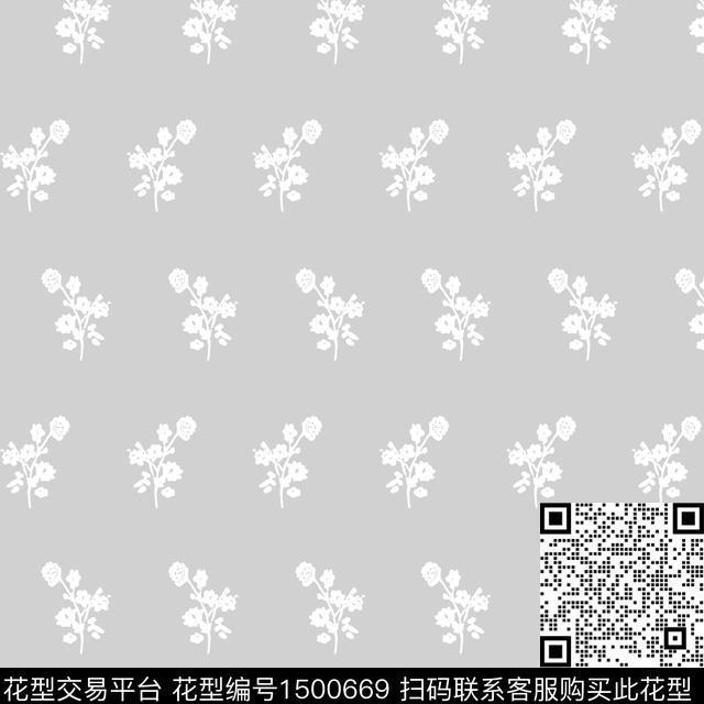 几何趣味小碎花传统印花华亿平台下载（图片编号: 1500669） - 瓦栏（Walan）