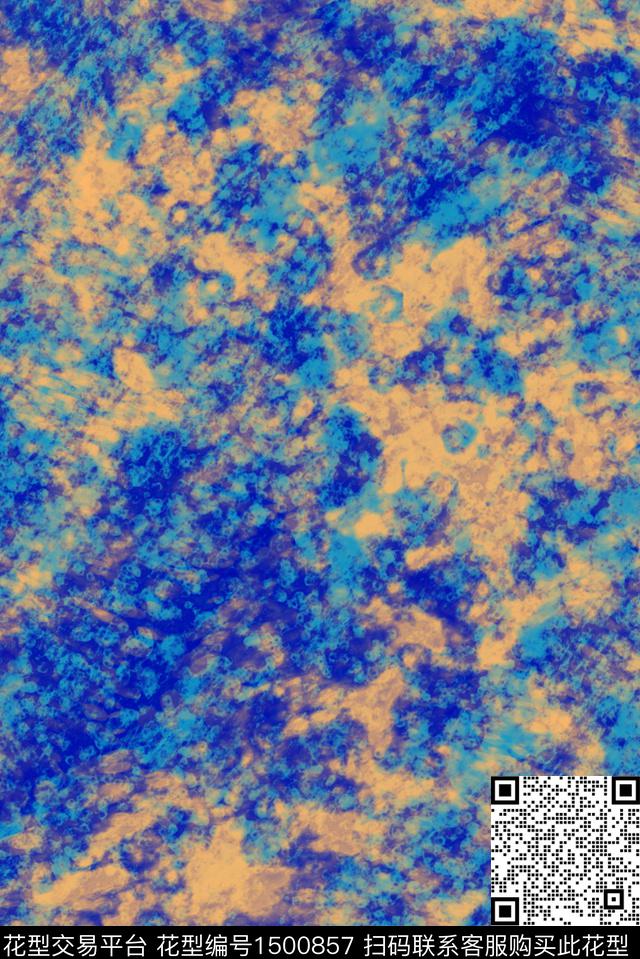 连衣裙渐变女装数码印花华亿平台下载（图片编号: 1500857） - 瓦栏（Walan）