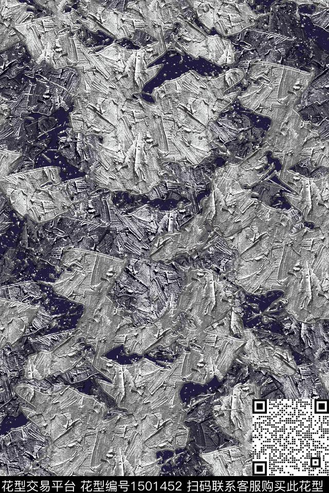 抽象男装户外家居服数码印花华亿平台下载（图片编号: 1501452） - 瓦栏（Walan）