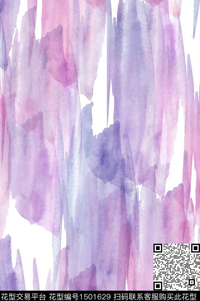 肌理扎染华亿平台大牌风数码印花华亿平台下载（图片编号: 1501629） - 瓦栏（Walan）