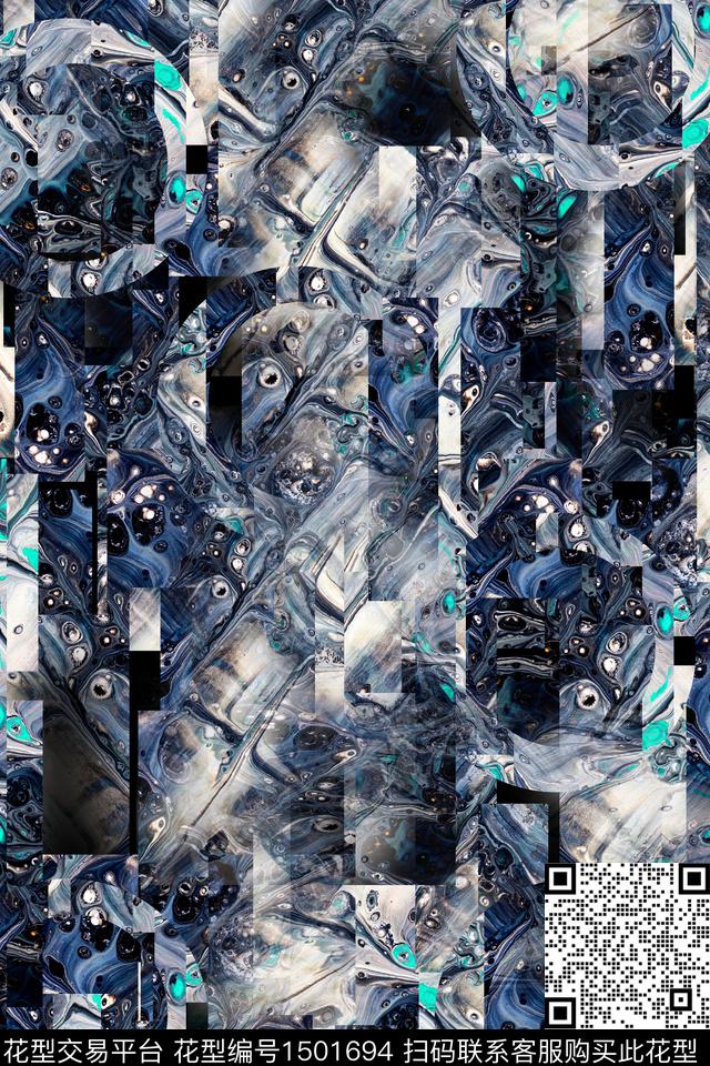 大牌男装大牌风暗调数码印花华亿平台下载（图片编号: 1501694） - 瓦栏（Walan）