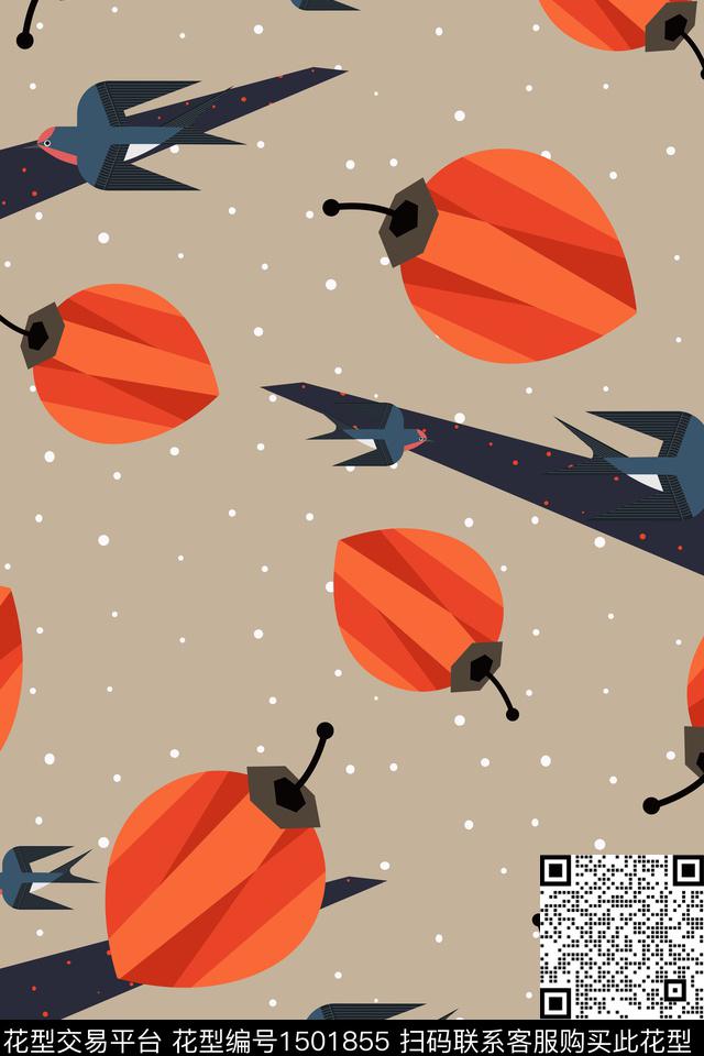 复古趣味波点传统印花华亿平台下载（图片编号: 1501855） - 瓦栏（Walan）