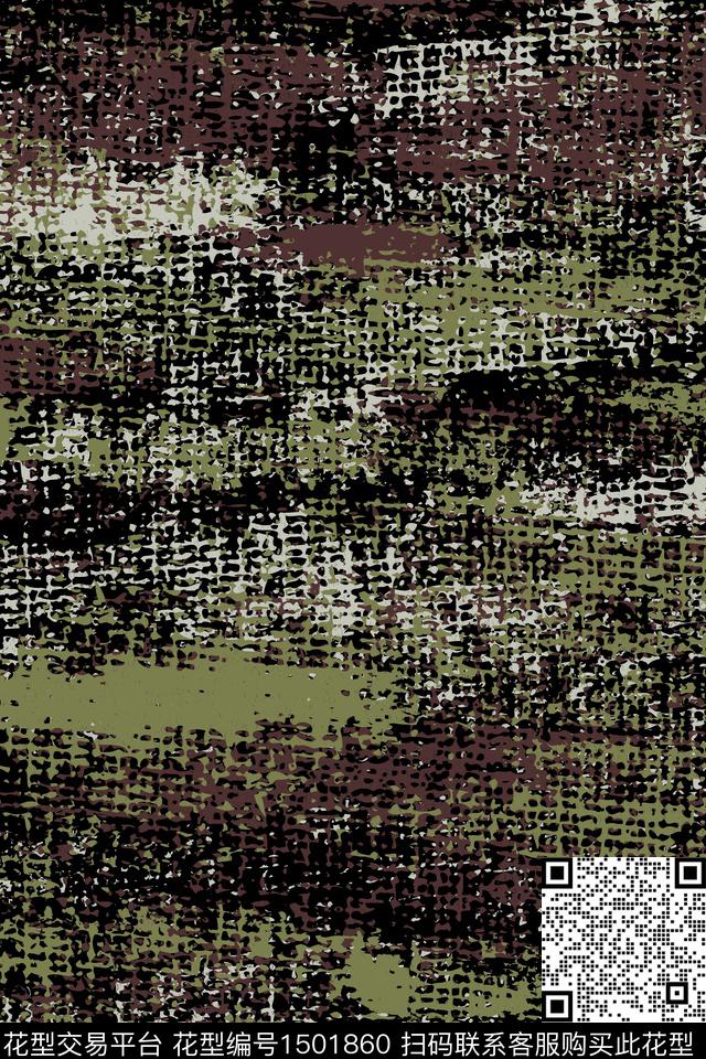 肌理男装抽象传统印花华亿平台下载（图片编号: 1501860） - 瓦栏（Walan）