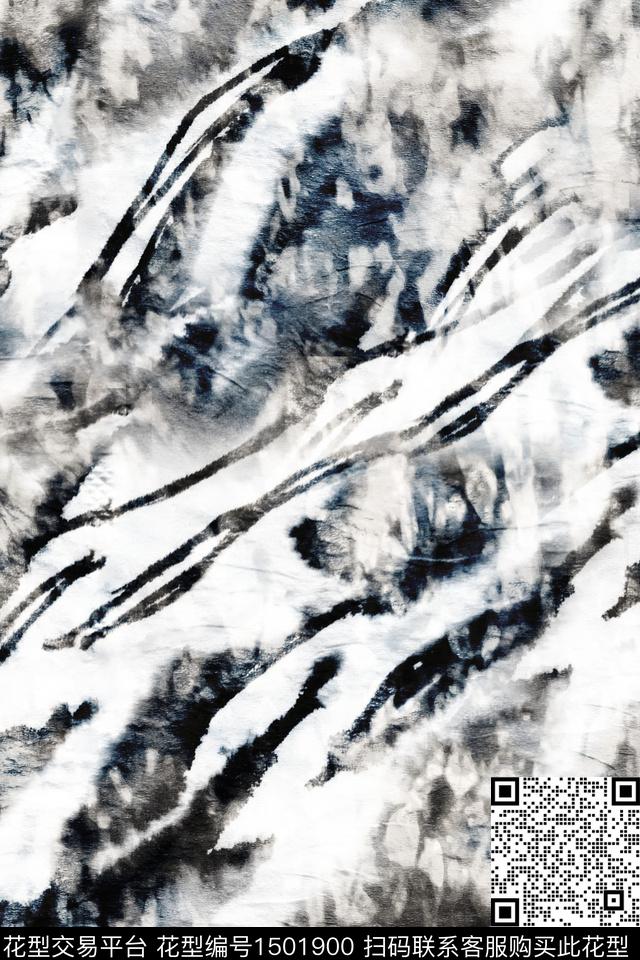 扎染华亿平台男装大牌风数码印花华亿平台下载（图片编号: 1501900） - 瓦栏（Walan）