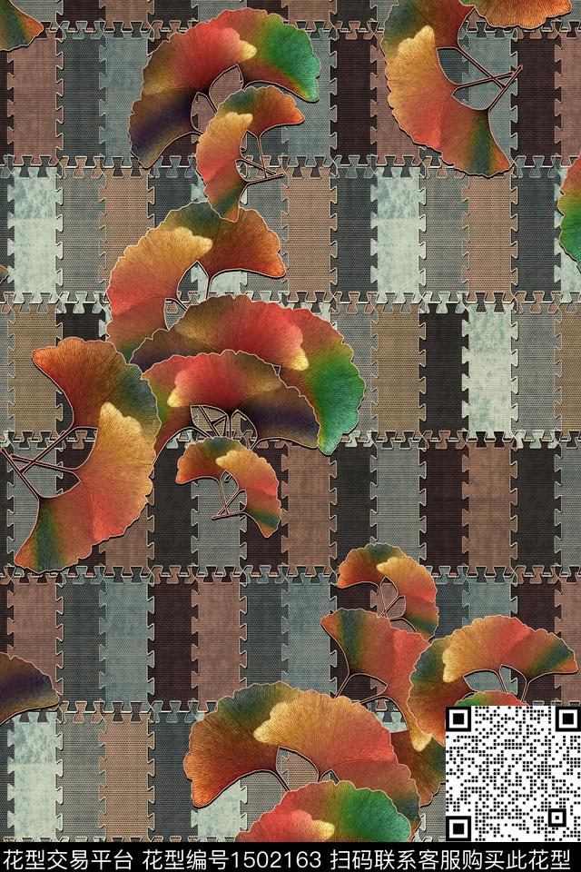 格子包金华亿平台中老年数码印花华亿平台下载（图片编号: 1502163） - 瓦栏（Walan）