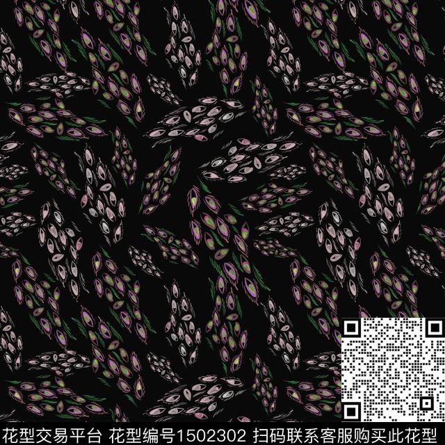 手绘趣味小碎花数码印花华亿平台下载（图片编号: 1502302） - 瓦栏（Walan）