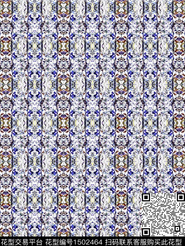 时尚珠宝宝石大牌风数码印花华亿平台下载（图片编号: 1502464） - 瓦栏（Walan）