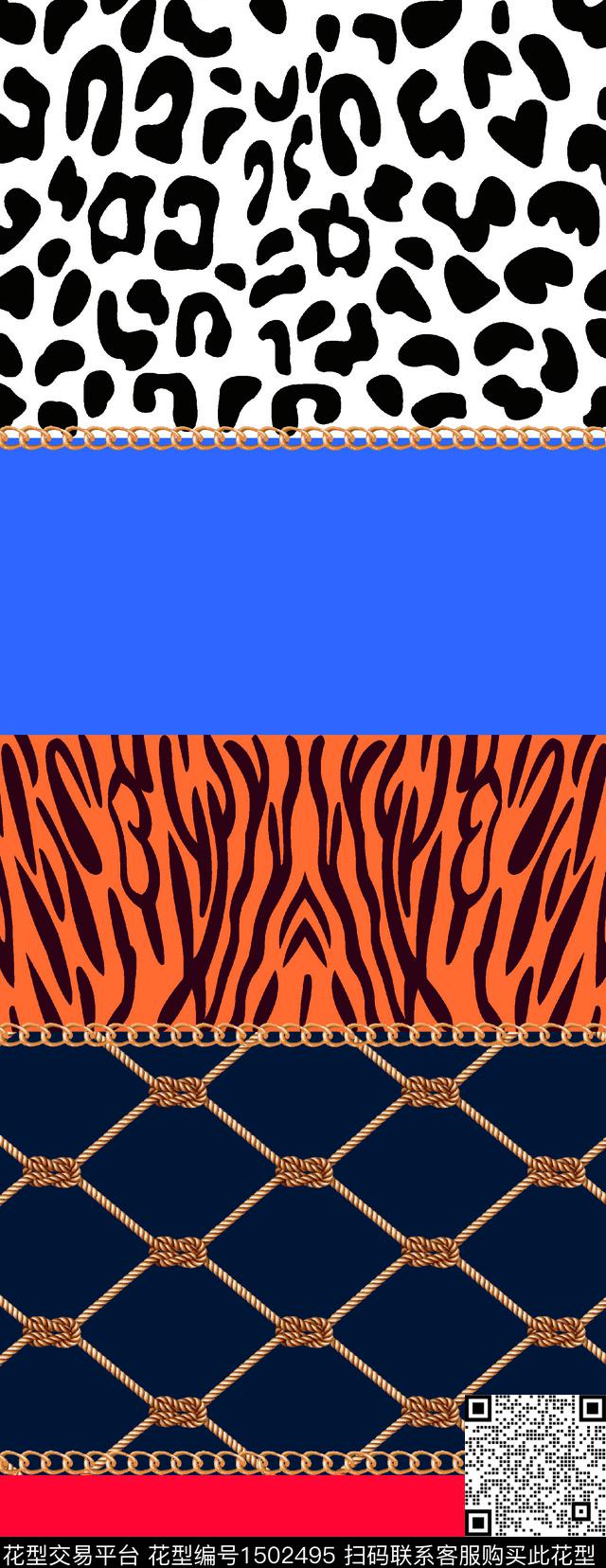 豹纹大牌风欧美数码印花华亿平台下载（图片编号: 1502495） - 瓦栏（Walan）