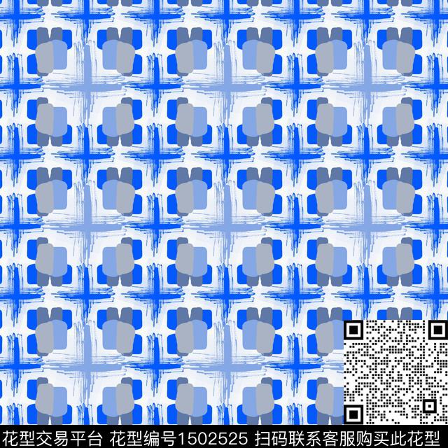 几何手绘趣味传统印花华亿平台下载（图片编号: 1502525） - 瓦栏（Walan）