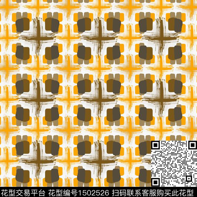 几何手绘趣味传统印花华亿平台下载（图片编号: 1502526） - 瓦栏（Walan）