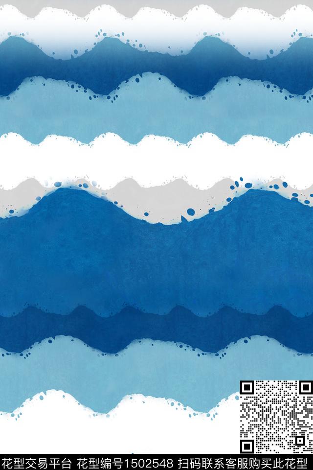 几何大牌风抽象数码印花华亿平台下载（图片编号: 1502548） - 瓦栏（Walan）