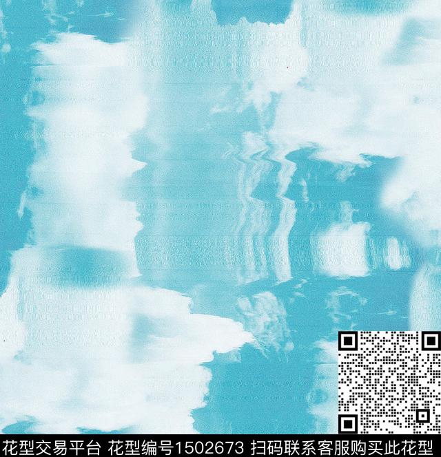 肌理天空波浪纹数码印花华亿平台下载（图片编号: 1502673） - 瓦栏（Walan）